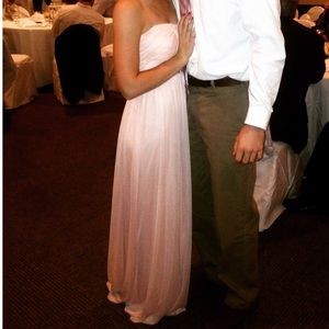 Light Pink chiffon dress.